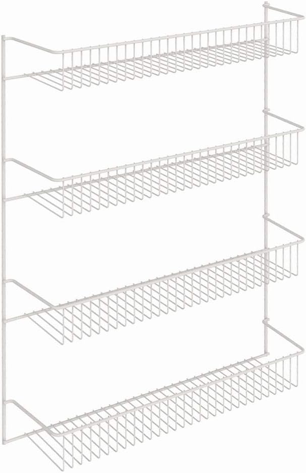 ClosetMaid 8033 4-Tier Wall Rack, 18-Inch Wide, White