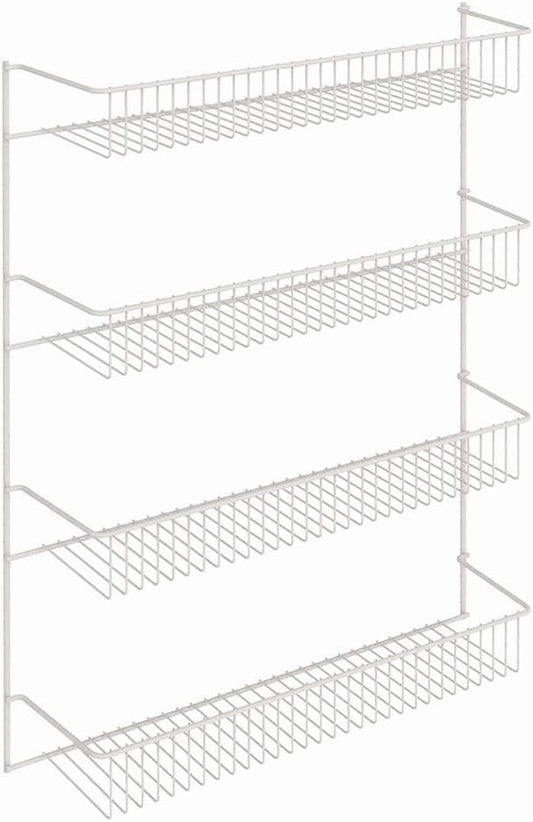 ClosetMaid 8033 4-Tier Wall Rack, 18-Inch Wide, White