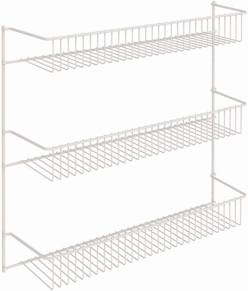 ClosetMaid 8033 4-Tier Wall Rack, 18-Inch Wide, White