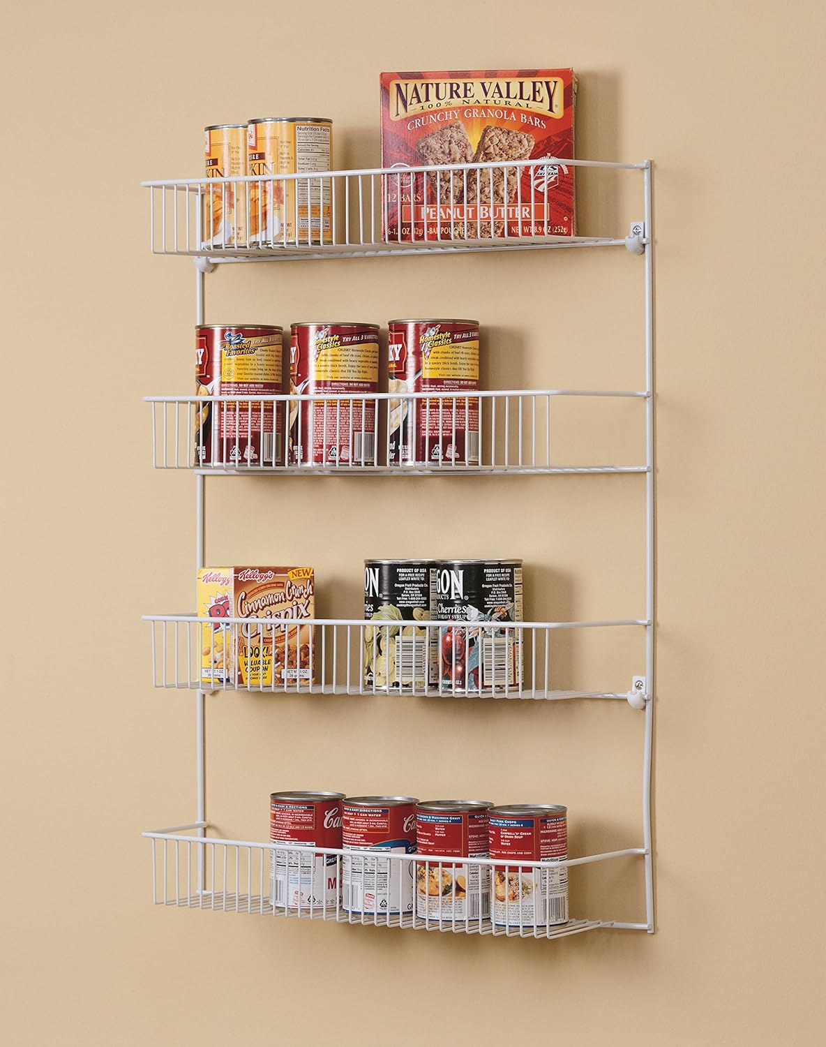 ClosetMaid 8033 4-Tier Wall Rack, 18-Inch Wide, White